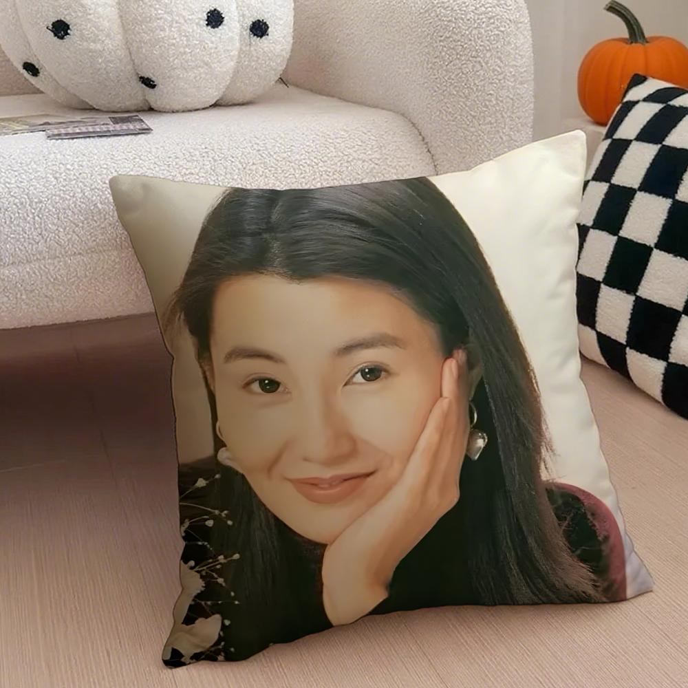 Chinese Nostalgic reminiscent MMaggie Cheung Cushion Cover Throw Pillow Cover Hidden Button Durable Polyester Chair Cushion