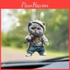 Grey Cartoon Cute Cat Pattern Acrylic Pendant For Car Decoration Interior