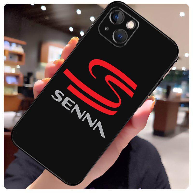 Racing Ayrton Senna Case For iPhone 15 Pro Max 14 13 12 11 16 17 Pro Max mini 15 16 Plus 16e 17 Air Phone Cover