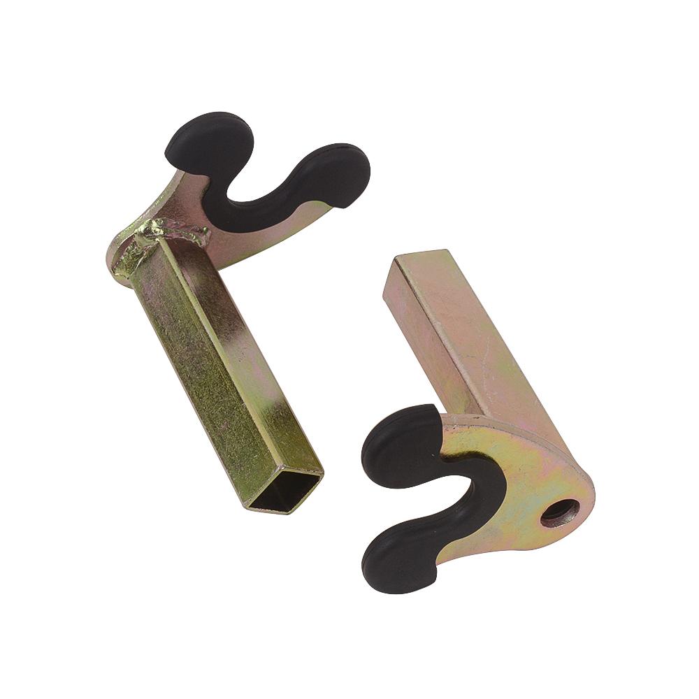 1 Pair Motorcycle Bike Stands Wheel Support Frame Stand Swing Arm Lift Tripod Hooks Hook Fork U-style & Rubber L Type