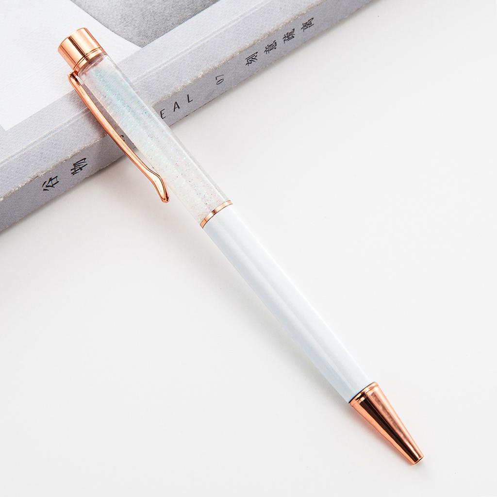 Новые ручки из золотой фольги, металлические шариковые ручки, индивидуальные подарки на день рождения, шариковые ручки с гравировкой имени, индивидуальный лазерный логотип