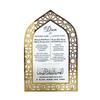 Spiritual Wall Art Key Organizers Durable Acrylic Key Chain Hanger with Spiritual Reminder for Muslim Homes Use