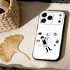 Классический чехол для телефона Omori для iPhone 17, 16, 15, 14, 13, 12, 11 X XR Plus, Других моделей Мягкий черный чехол