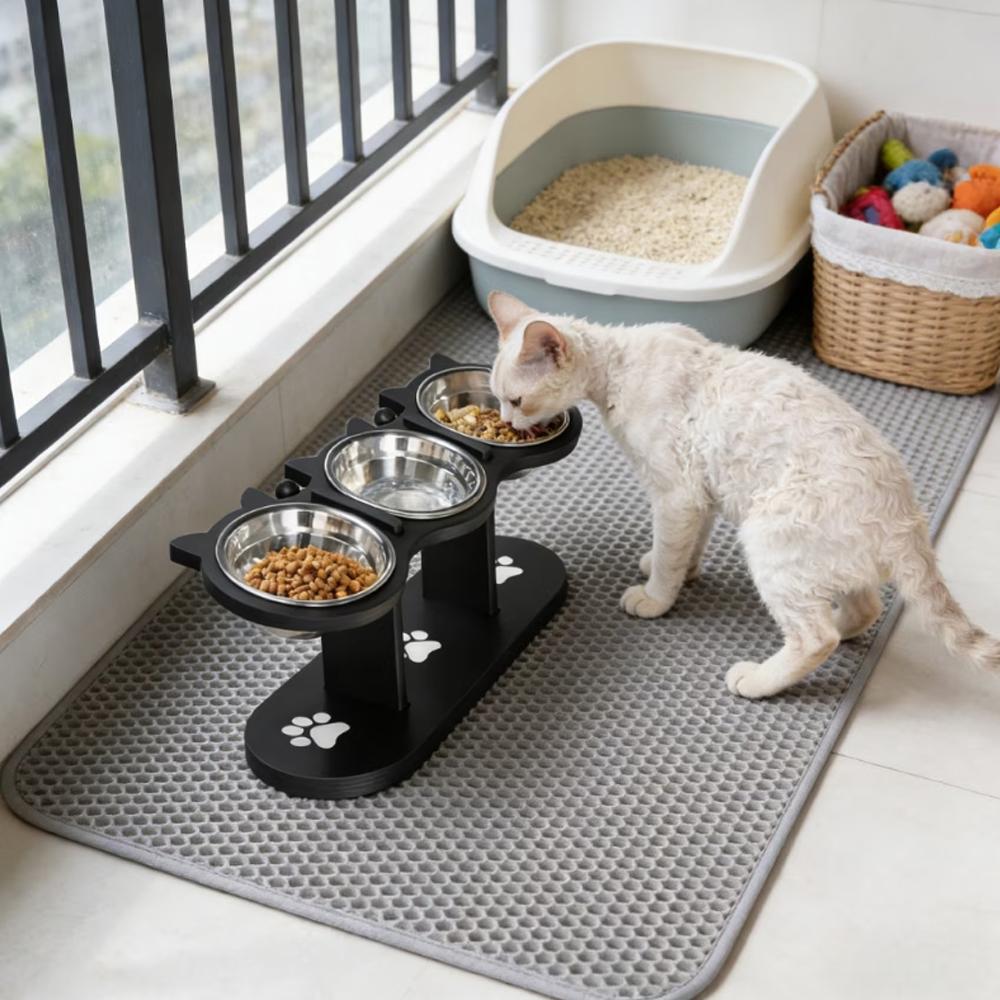 Поднятая миска для собаки Миски для корма и воды для щенка бульдога котенка Миска Кормление и вода Принадлежности для маленьких собак Аксессуары