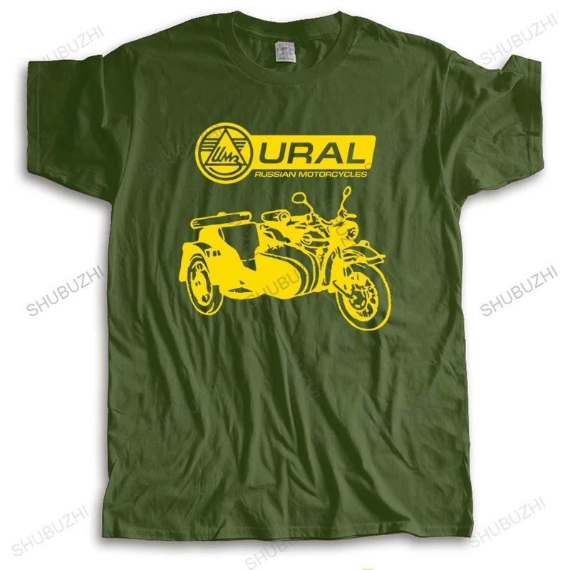 T-Shirt Ural Russian Motorcycle with Sidecar T-Shirt 200.0g