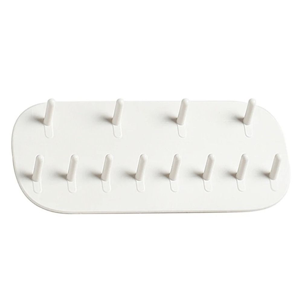 PP Jewelry Storage Rack No Punching Wall-mounted Earring Necklace Display Rack Multifunctional Adjustable