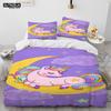 Unicorn Cute Cartoon Comforter Bedding Set,Duvet Cover Bed Set Quilt Cover Pillowcase,Queen Bedding Set For Child Boy Girl Gift
