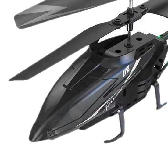 Remote Control Helicopter Toy 2.5 Channel Automatic Obstacle Induction LED Cordless Rechargeable Lightweight Kids Boys Mini RC Airplane Model Aircraft