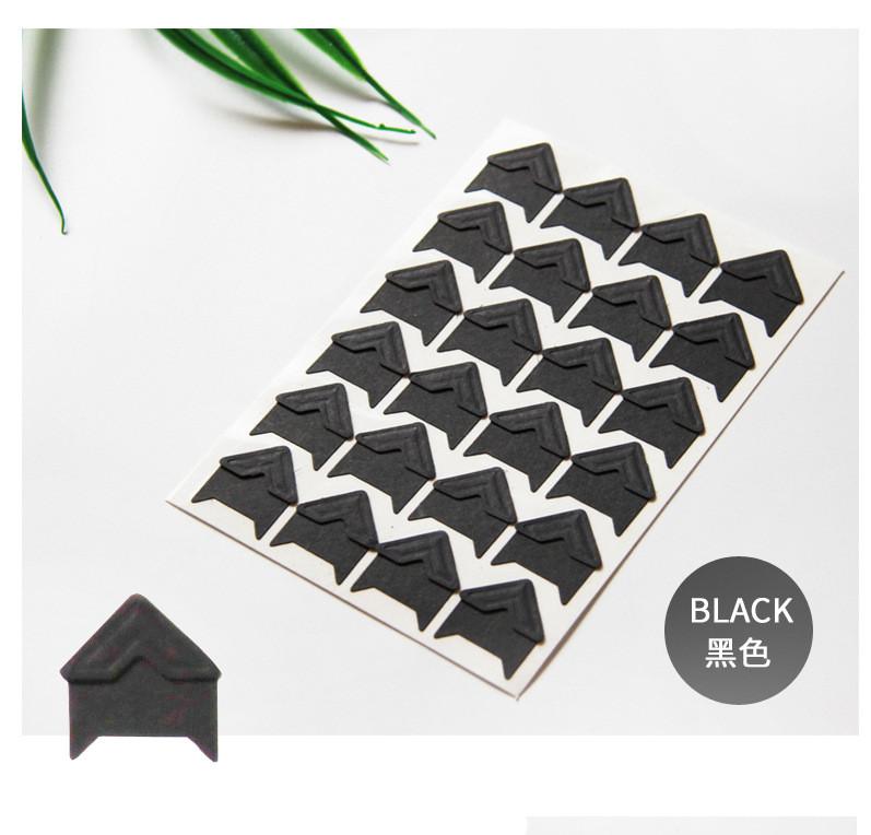 Горячие 120 шт. самоклеящиеся наклейки на уголки для фоторамок, уголки для альбомов и фотографий