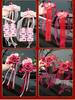 Complete Wedding Car Decoration Set: Pull Flowers & Ribbons