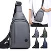 Lightweight Men'S Chest Bag, Casual Nylon Crossbody Bag,Hiking Multipurpose Sling Bag For Outdoor Sports & Daily Commute