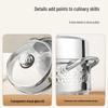 Adneny Diamond Series 3-Layer 304 Stainless Steel Steamer Pot