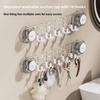 Strong Bathroom Toilet Vacuum No-punch Light Luxury Suction Cup Hooks
