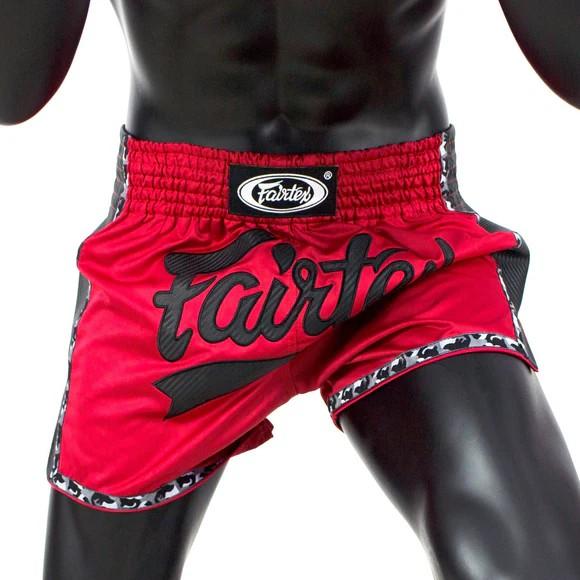 Fairtex Muay Thai Shorts BS1703 Red/Black M