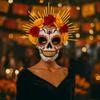 Halloween Mexican Day of The Dead Mask EVA Skull Mask Halloween Party Mask  Modeling Costume Props