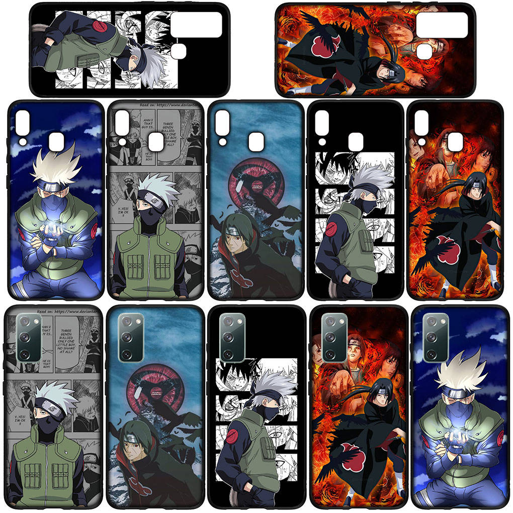 Чехол для iPhone 16 15 Xiaomi Redmi Note 14 13 12 11 Pro Max X 16e Samsung Galaxy S25 S24 S23 Moto OPPO Huawei Kakashi Naruto Itachi Uchiha Phone Case