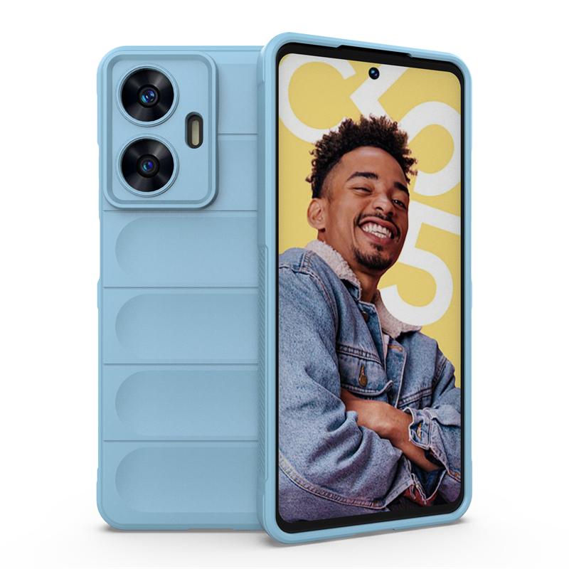 For Realme C55 Case Cover OPPO Realme C55 Capa New Shockproof Armor Back Bumper Soft TPU For Fundas Realme C55 C 55 Cover