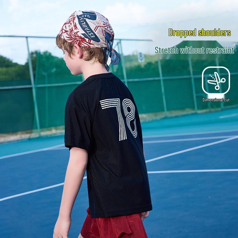 ASK JUNIOR Boys' Breathable Outdoor Short Sleeve T-Shirt