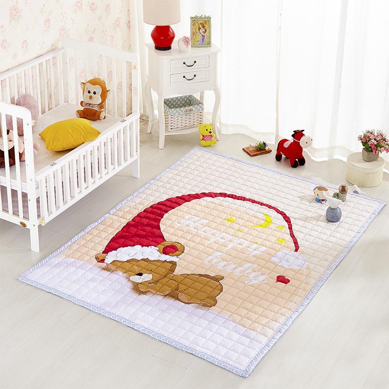 Коврик для забора для игр, утолщенный коврик для ползания, детский коврик, складной коврик для ползания, противоскользящий коврик