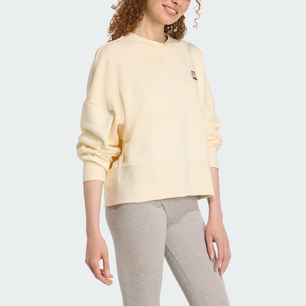 New Adidas CAT PATCH SWEATSHIRT Women's JV6096