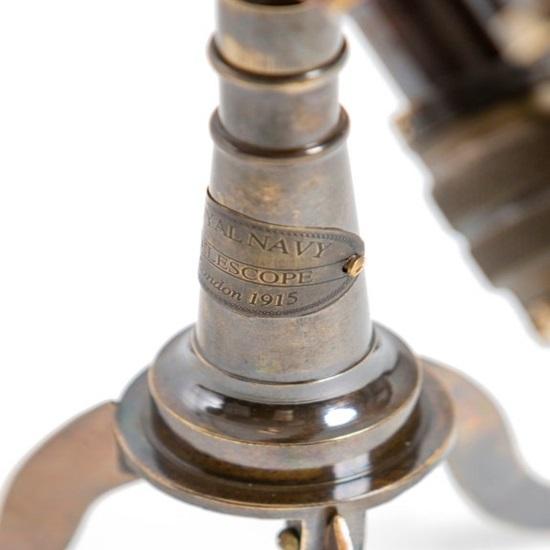 Декоративный телескоп на металлической подставке 27,94 см