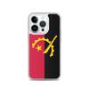 Coque iPhone - Angola - Drapeau - Souple - Multicolore - Compatible iPhone 14 Pro