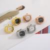 Ring Watch Fashion Square Ring Shape Watch Personality Creative Retro Style Ring Electronic Watch