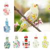 Bird Diaper Washable Parrot Diaper Fashion Flight Suit for Parakeets Parrots Costume Nappy Clothes for Lovebirds Budgie