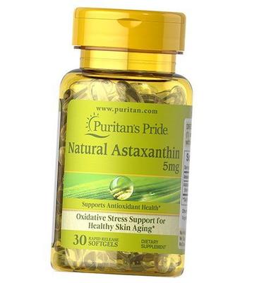 Натуральный Астаксантин, Natural Astaxanthin 5 , 30гелкапс (70367009)