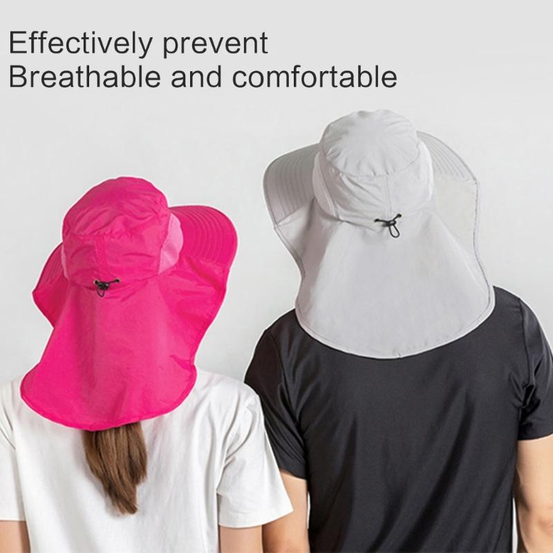 Рыбалка Широкополая Шляпа от Солнца Для Активного Отдыха Сетчатая Рыбацкая Шляпа Повседневная Шляпа для Рыбалки Унисекс Кемпинг Охота Шляпа-Ведро