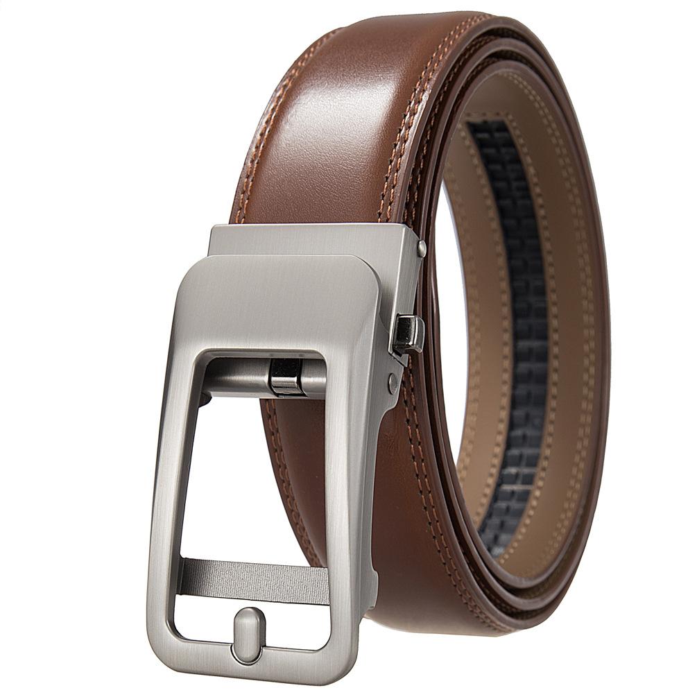 1 мужской ремень, множество вариантов, автоматическая пряжка, двухслойный ремень из коровьей кожи Ly36-561011-1