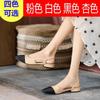 Fashion All-Match High Heel Sandal for Women Shoes Closed Toe Large Size High-heeled Multicolored Flat Block Girls Big Mixed Colors