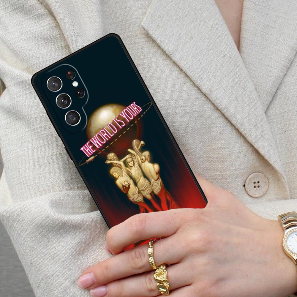 Scarface 1983 film Al Pacino SOFT Cell Phone Case for Samsung Galaxy S26 Ultra S25 S24 S23 S22 S21 S20 Note10 Cover