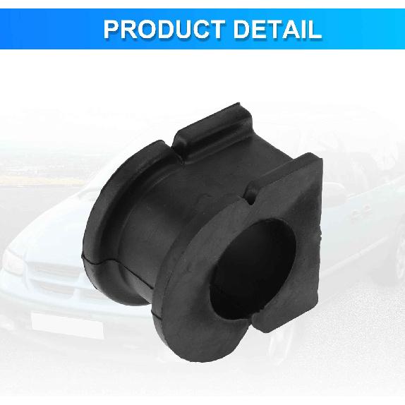 No.K201612 Front Left Front Right Stabilizer Sway Bar Bushing Kit for CHEVROLET SILVERADO 1500 2007-2019 Rubber Suspension Kit Black 2 Pcs