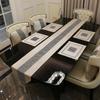 Table Runner For Dining Table Christmas Modern Elegant Luxury Wedding Flannel Table Runner With Tassel For Party Home Decoration