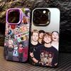 5 S-Секунд Летней Группы Чехол Для Телефона Для iPhone17,16,15,14,13,12,11 Plus,Pro Max Цветной Серебряный Покрытый Внутренний Чехол