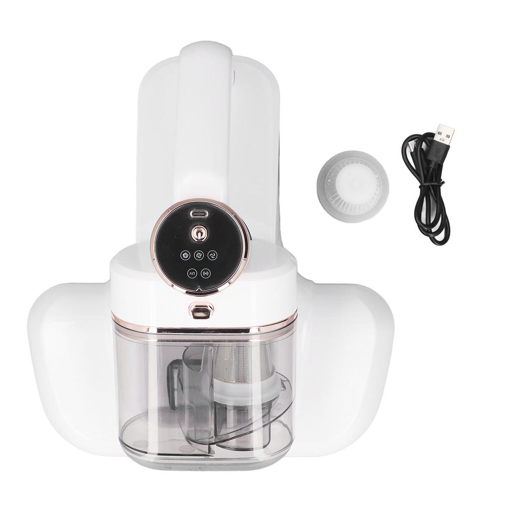 Пылесос для матрасов 10 кПа Сильное всасывание 3 скорости Регулировка светодиодный экран Ручной очиститель ткани