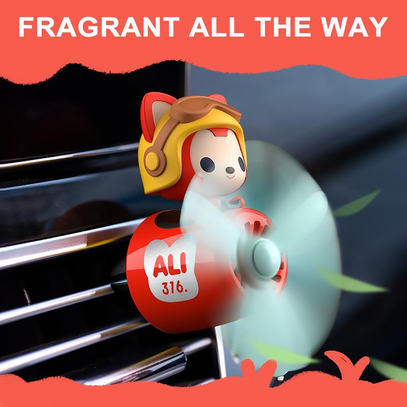 72 км автомобильный освежитель воздуха Ali The Fox авто аксессуары интерьер PerfumePilot вращающийся пропеллер на выходе аромат магнитный