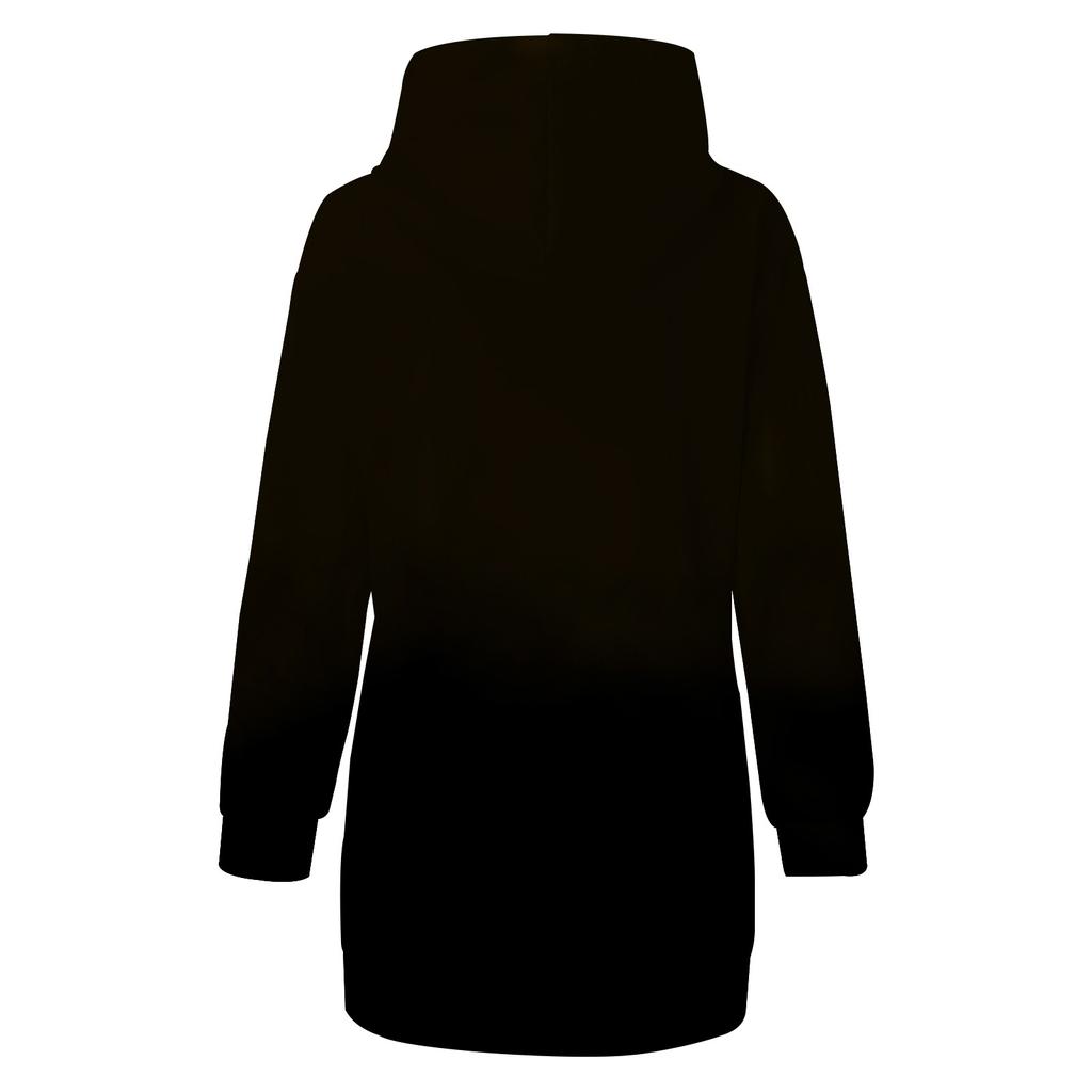 (радость выбирать)Женский повседневный пуловер с принтом, толстовка с длинным рукавом, платье с капюшоном и карманом