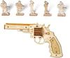 ROKR 3D Puzzle Wooden Rubber Band Pistol for Perfect for Preschool or Assembly DIY Educational Brain No Special Tools or Glues Includes Illustrated KR