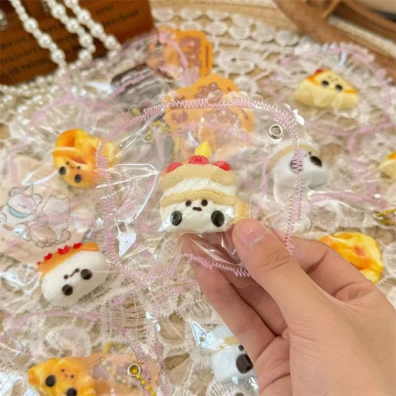 Милая Имитация Еды Тост Бургеры Торт Игрушка для Сжимания Силиконовая Игрушка для Снятия Стресса Веселая Декомпрессионная Игрушка Медленного Восстановления Брелок Подарки