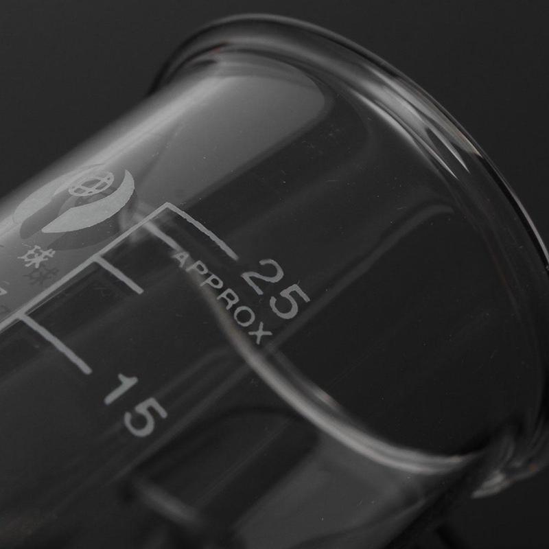 5 шт. 5, 10, 25, 50, 100 мл, набор лабораторных стеклянных стаканов, лабораторная мерная посуда