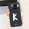 Чехол для Xiaomi Redmi Note 14 Pro+ 5G Черный Счастливая Буква A-Z Мягкий Силиконовый Чехол Для Redmi Note 14Pro Plus 5G 6.67" Чехлы для Телефона