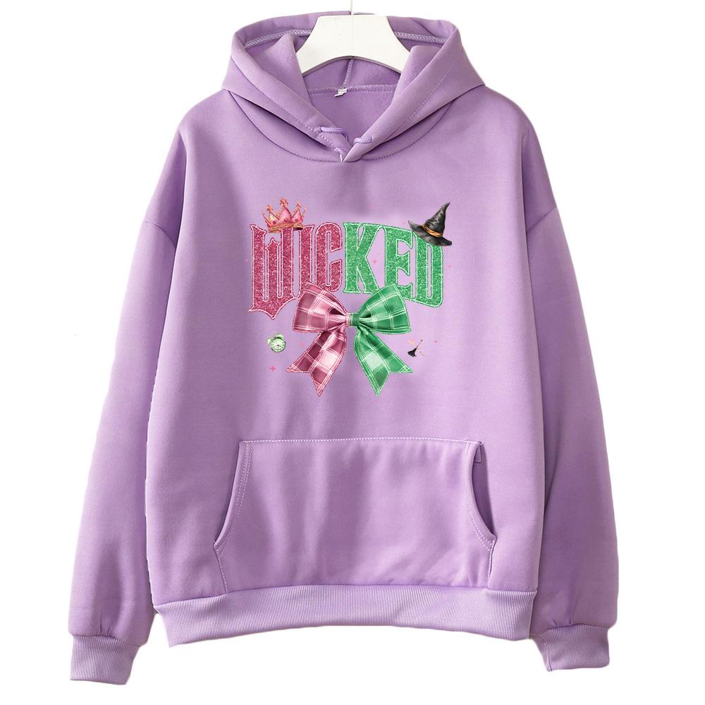 Худи Wicked for Good Худи для фанатов мюзикла Wicked Подарок на День святого Валентина Худи Мода Женская Мужская Эстетичная Осенне-зимняя Толстовка