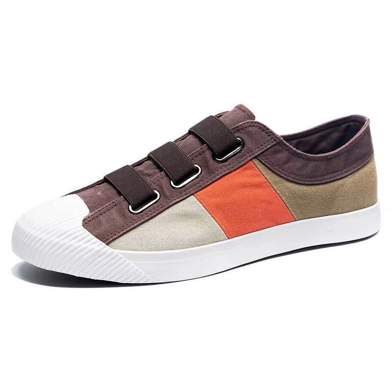 Модные мужские парусиновые кроссовки, дышащие повседневные туфли с пряжкой, весенние мужские дизайнерские туфли-лоферы 998