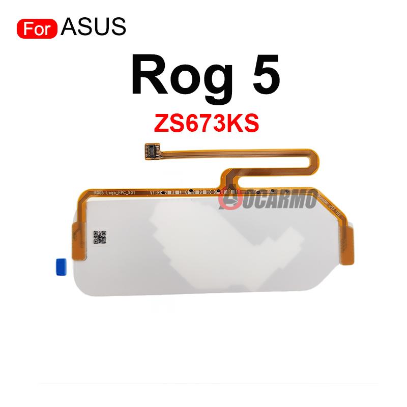 Светодиодная задняя крышка Задняя дверь Лампа Для ASUS ROG Phone 5 6 7 8 Pro ROG 8Pro ROG7 rog6 rog5 ZS673KS Запасная часть для ремонта