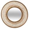 Miroir "Spirale" Bambou D72cm - Atmosphera Createur D'interieur