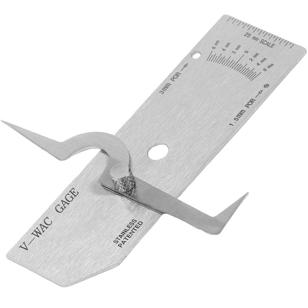 Imperial System Depth Ruler Metric Reading Fillet Weld Gauge Inspection Gauge Welding Penetration