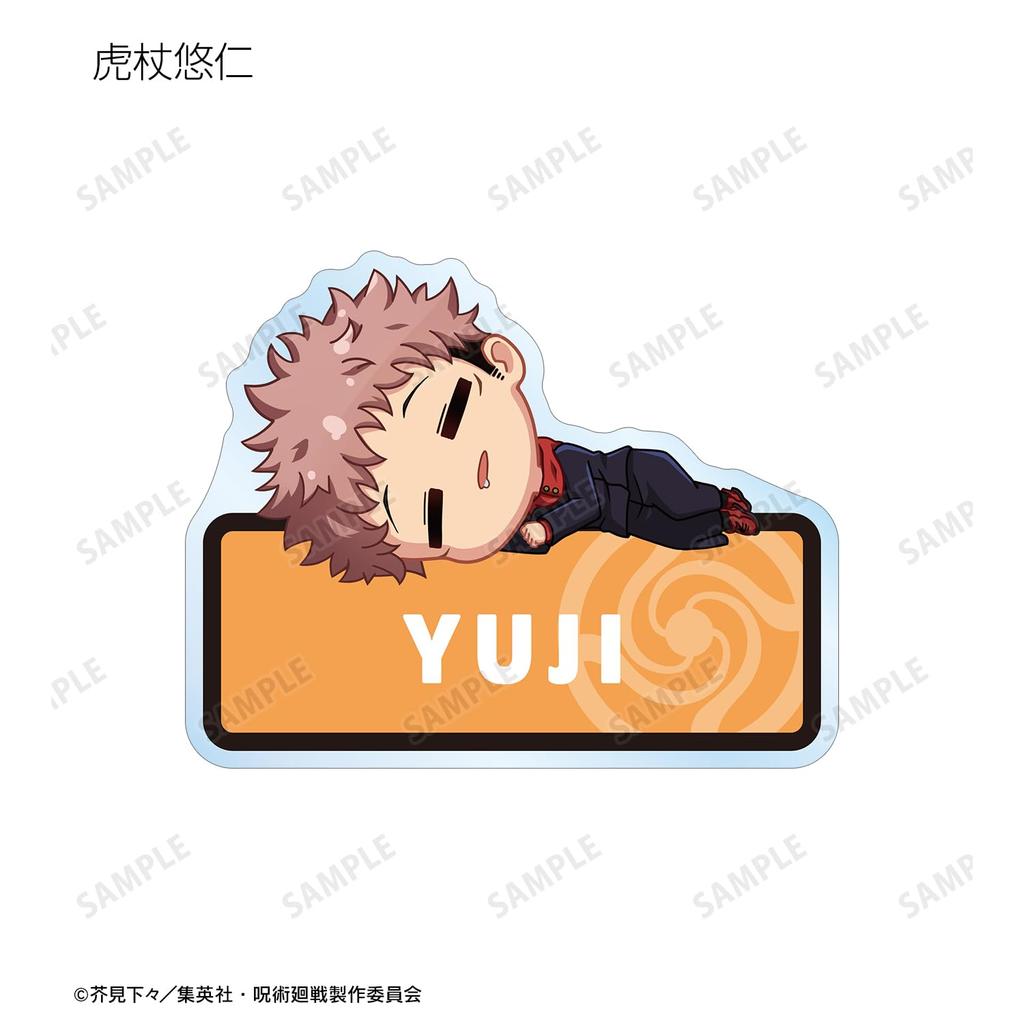 Акриловая именная табличка TV Anime Trading Chibikoro, коробка из 8 штук "Jujutsu Kaisen"