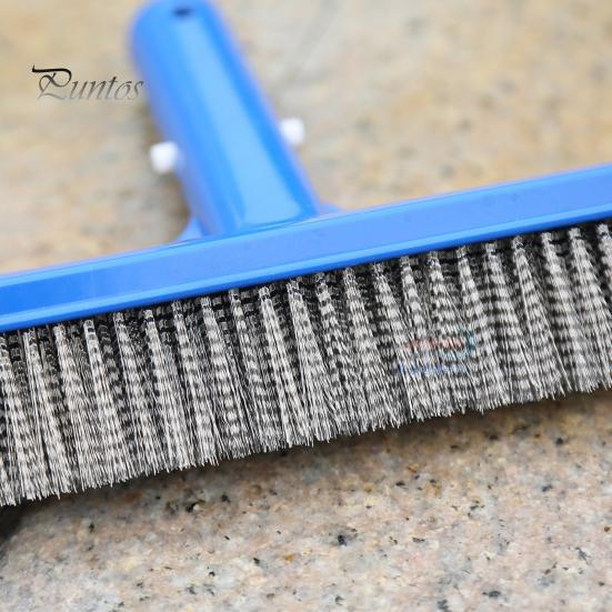 Головка щетки для бассейна Щетка для бассейна из нержавеющей стали с загнутыми концами для углов Щетки для бассейна для плитки, ступеней, полов